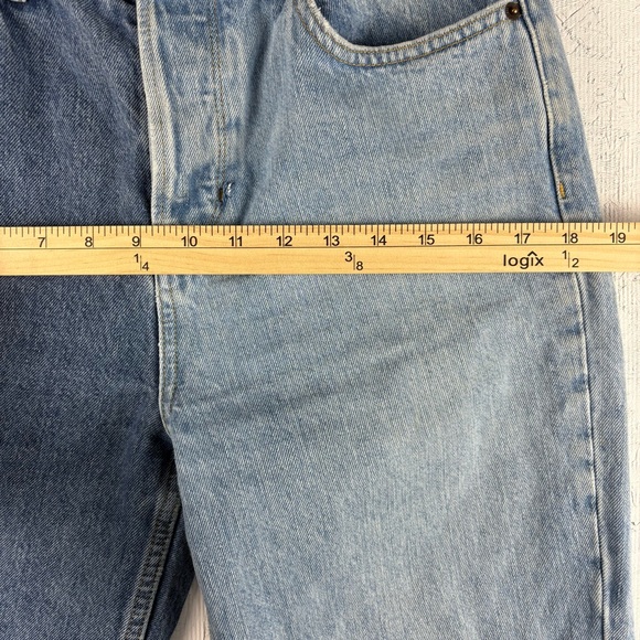 BDG Urban Outfitters Pax Two-Tone Blue Denim Jeans High Rise 90s Sz 29 - Picture 6 of 12